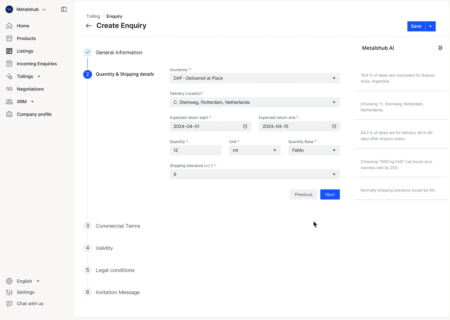 AI Recommender System Demo