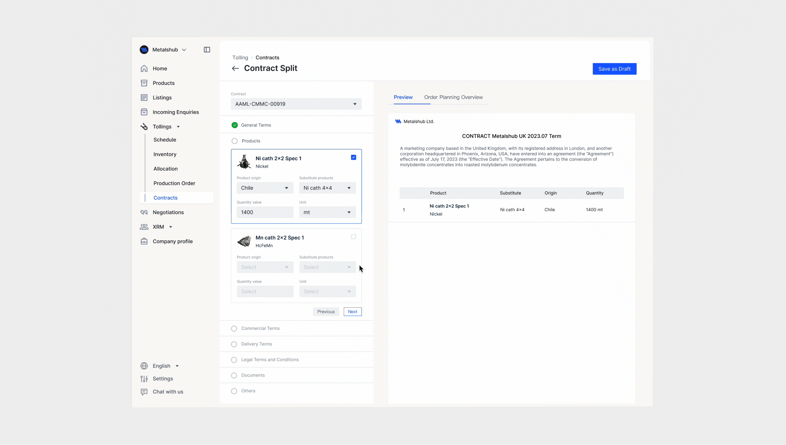 Contract Management Workflow